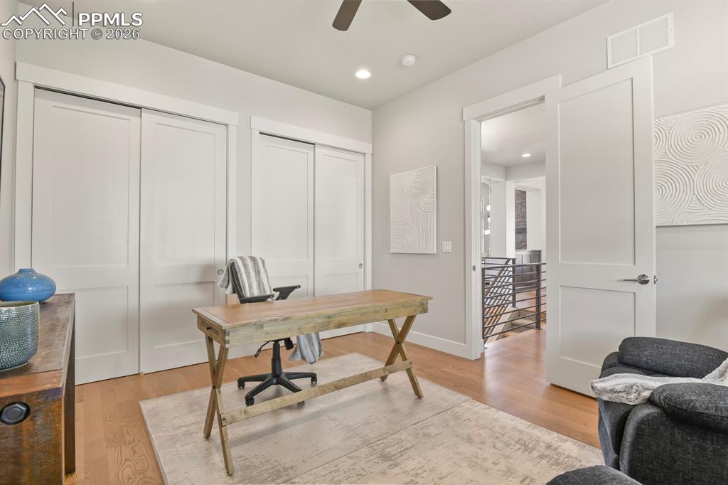 Image 21 of 50: Bedroom being used as office