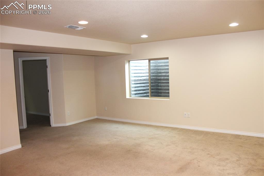 Image 33 of 46: Recreation Family Room in Basement