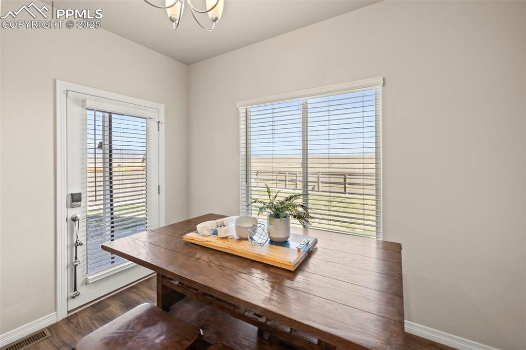 Image 13 of 36: Dining Room with Mountain View’s