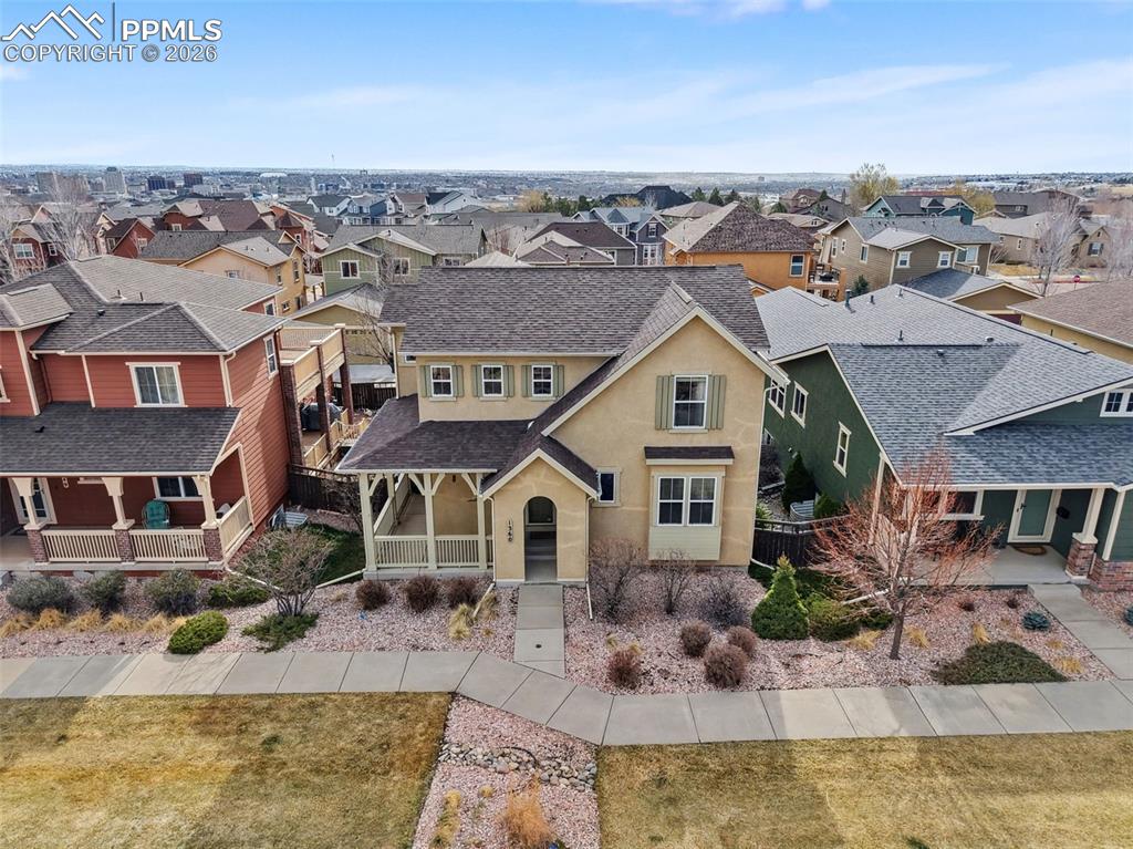 Caption: Front of Structure