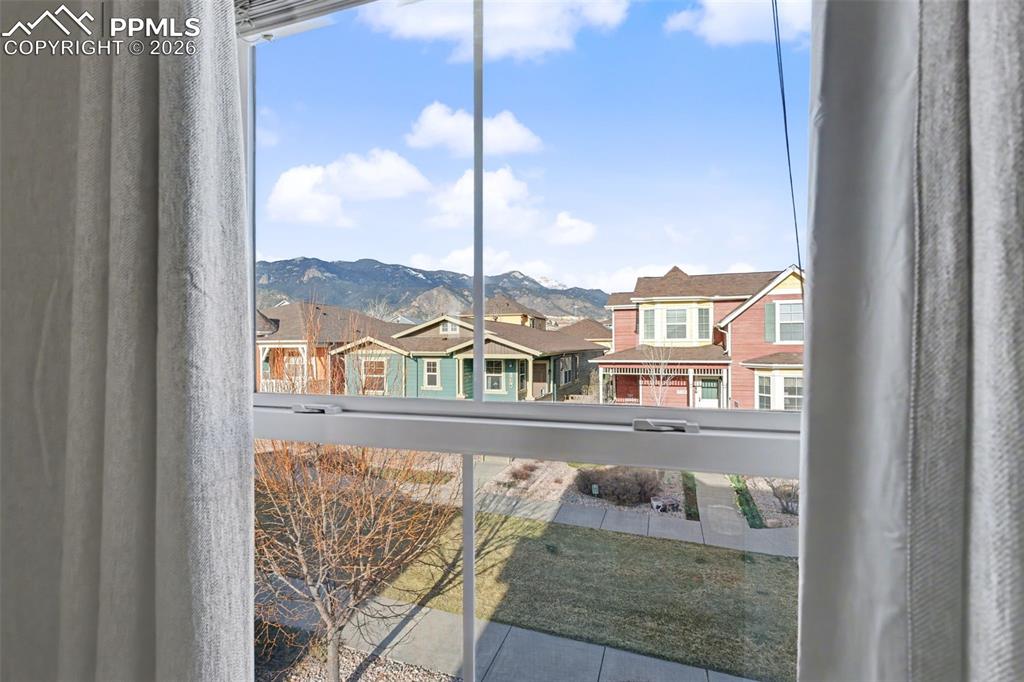 Image 22 of 49: Gorgeous Pikes Peak View from Primary Bedroom