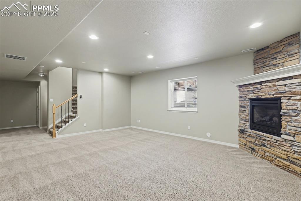 Image 36 of 49: Basement Rec Room