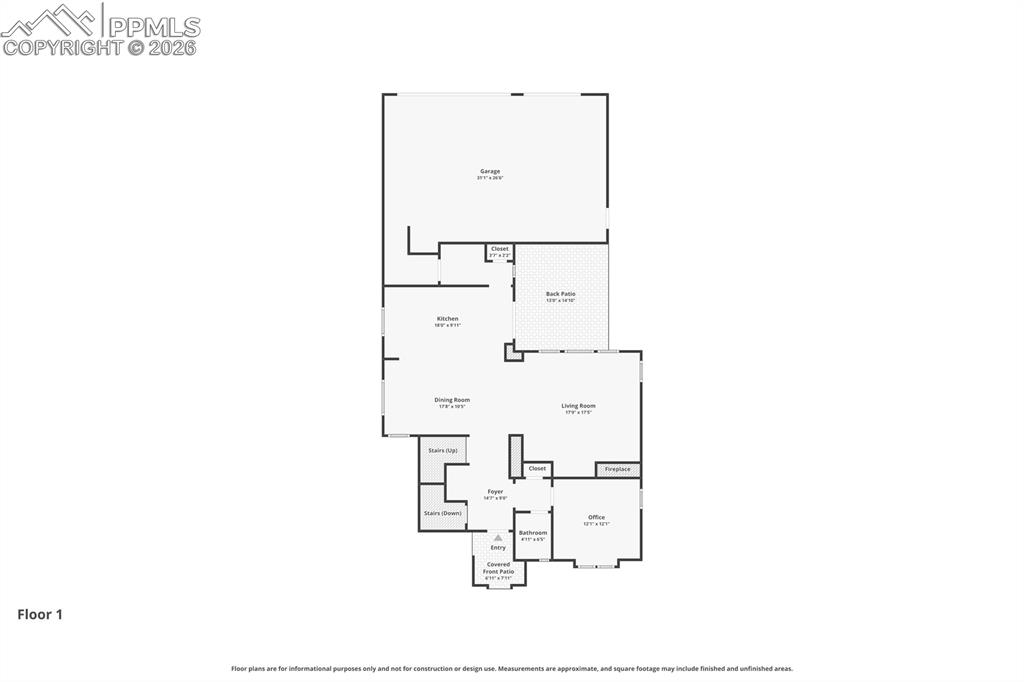 Image 47 of 49: Main Level Floor Plan