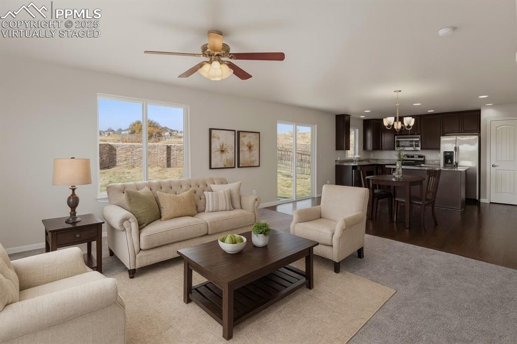 Image 3 of 35: Virtually Staged Living Room