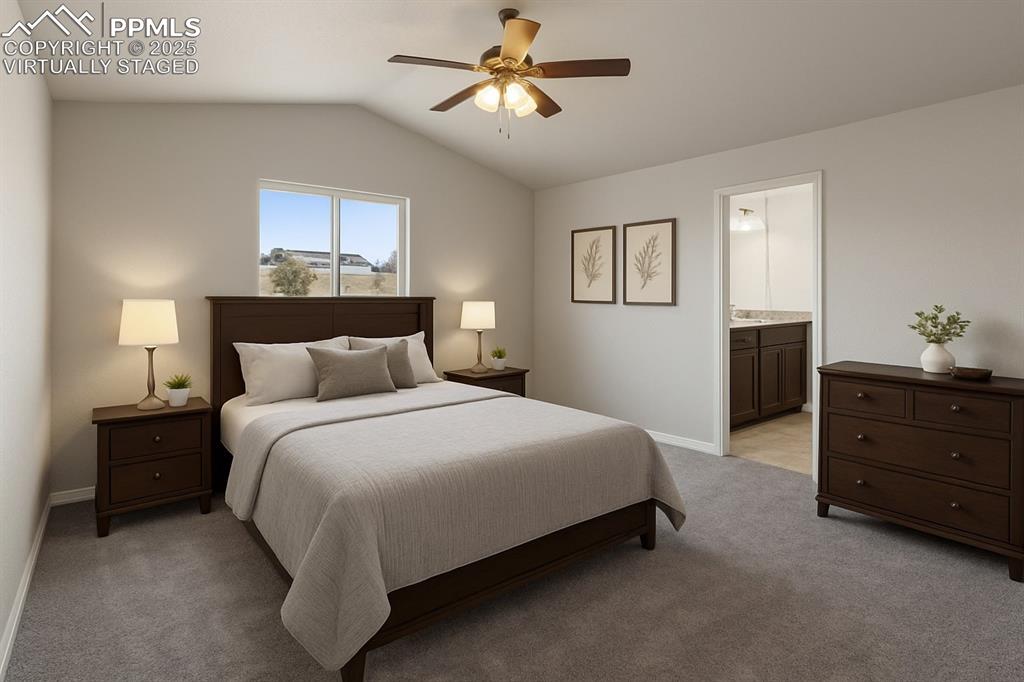 Image 9 of 35: Virtually Staged Master Bedroom