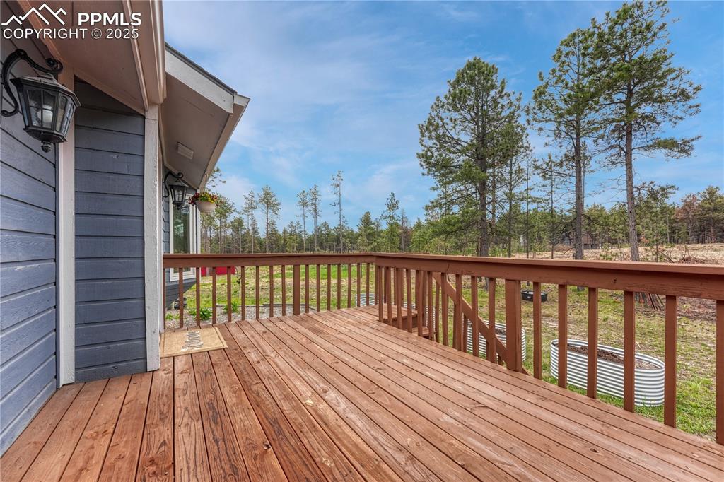 Image 29 of 48: Front deck & main entrance