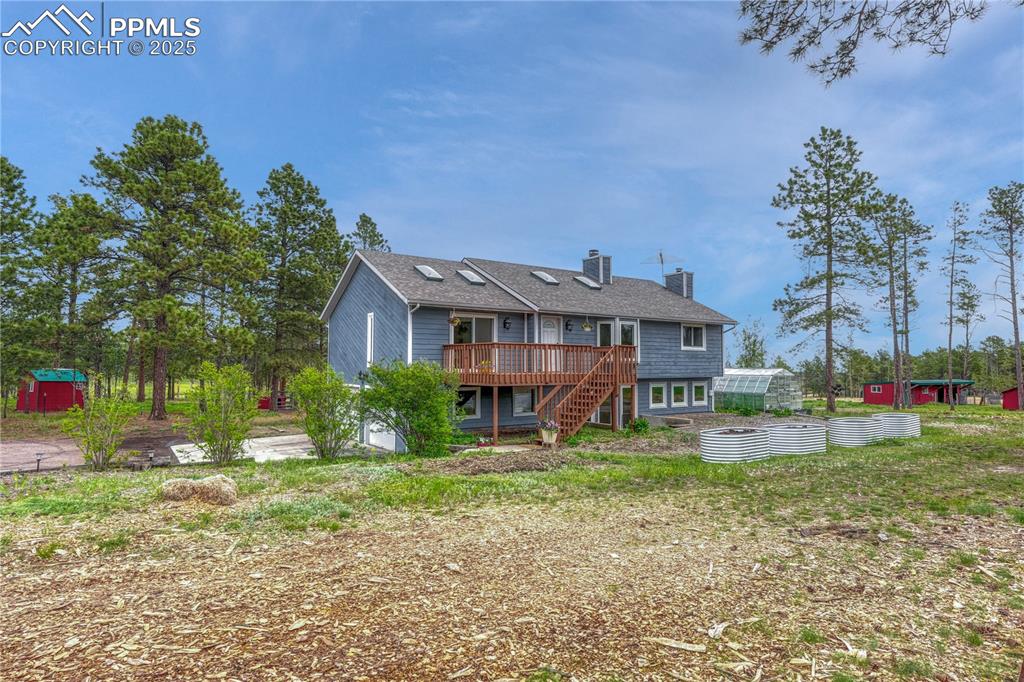 Image 34 of 48: Front side of home. Recently mitigated