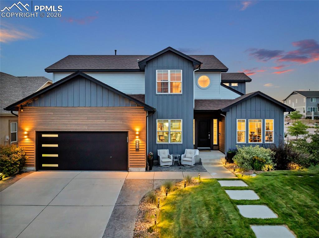 Caption: Front of Structure