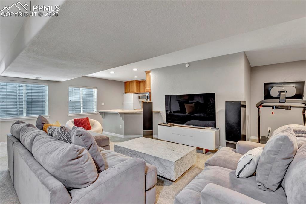 Image 27 of 48: Lower Level Living Room