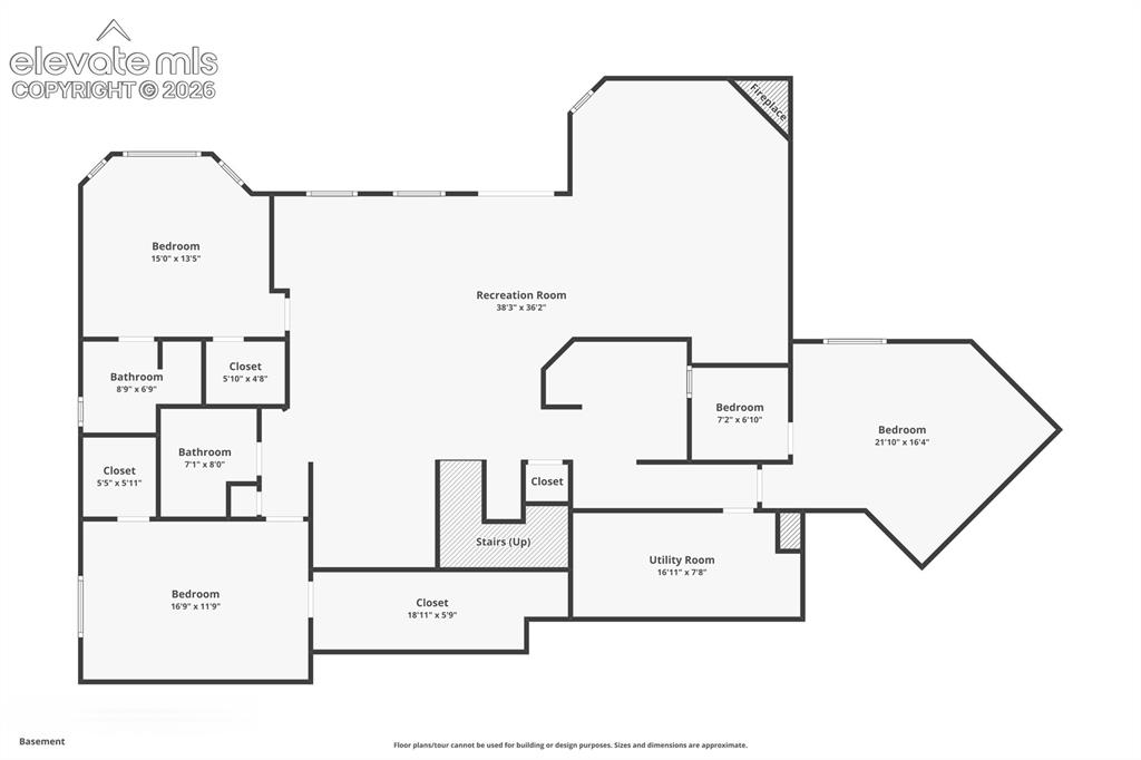 Image 48 of 50: Basement floor plan