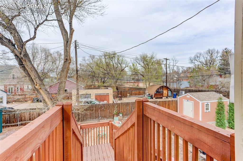 Image 31 of 41: Back deck off basement 