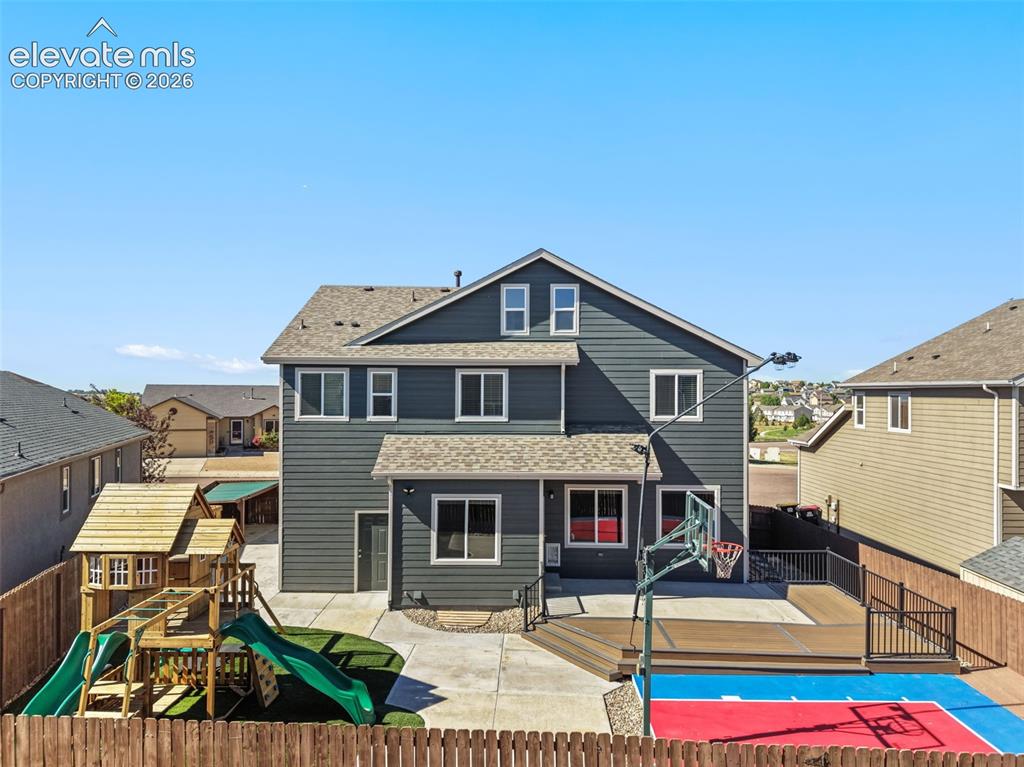 Image 2 of 46: Fully equipped backyard for outdoor fun!