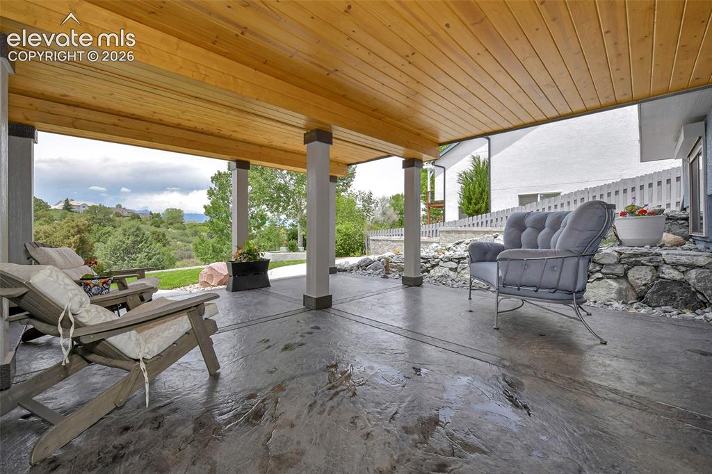 Image 35 of 47: Covered Patio