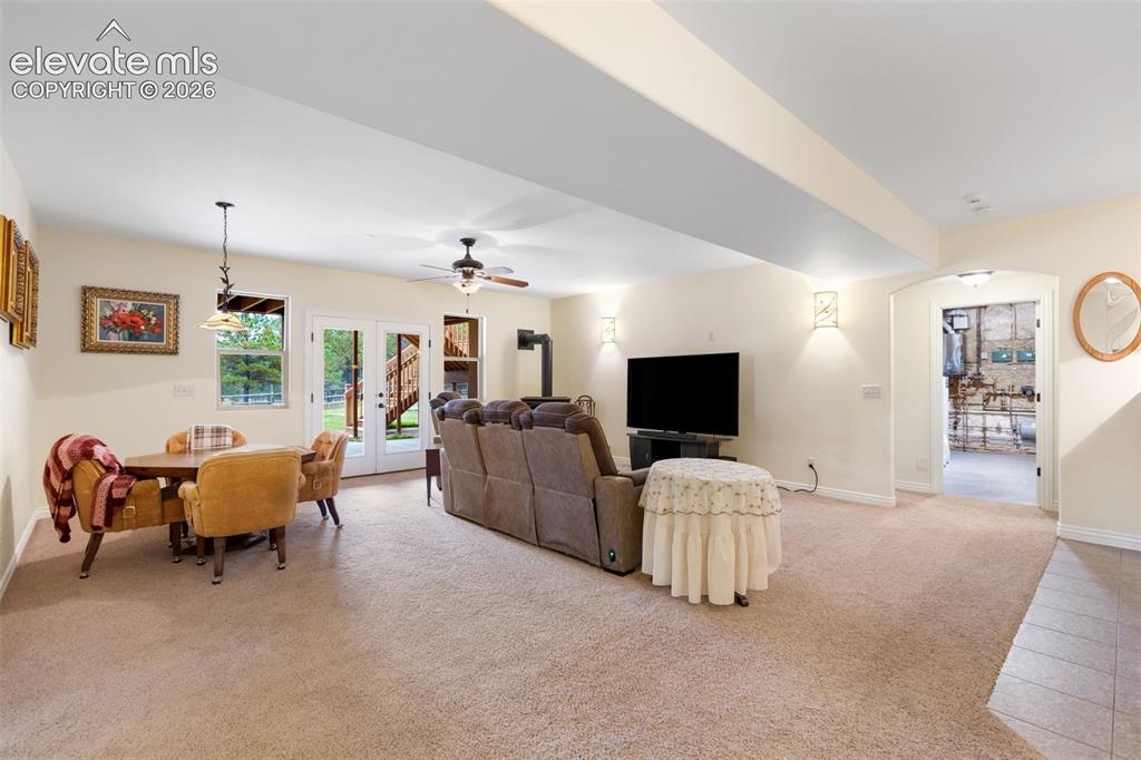 Image 23 of 47: Basement Family Room