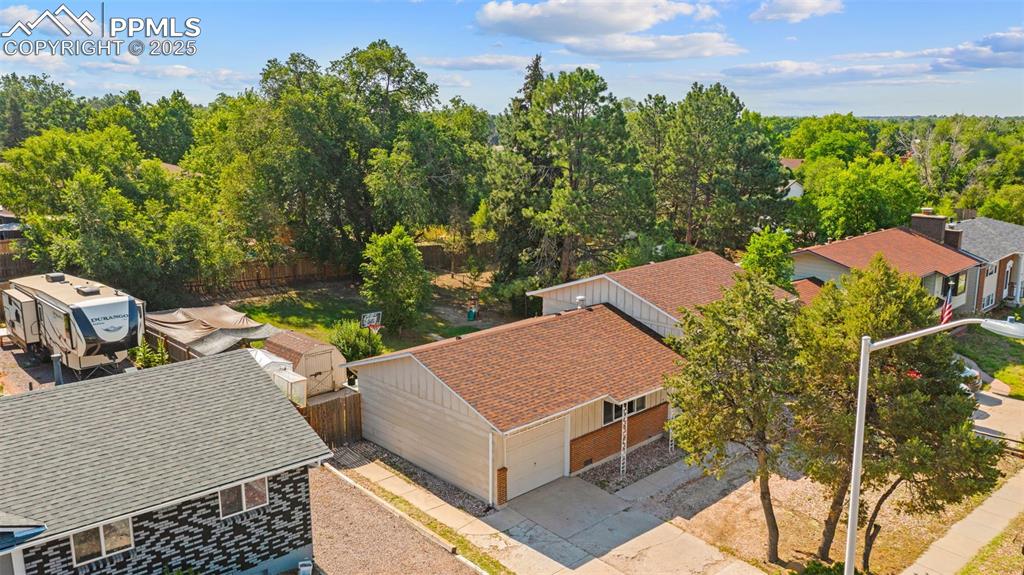 Image 4 of 38: Aerial view of residential area