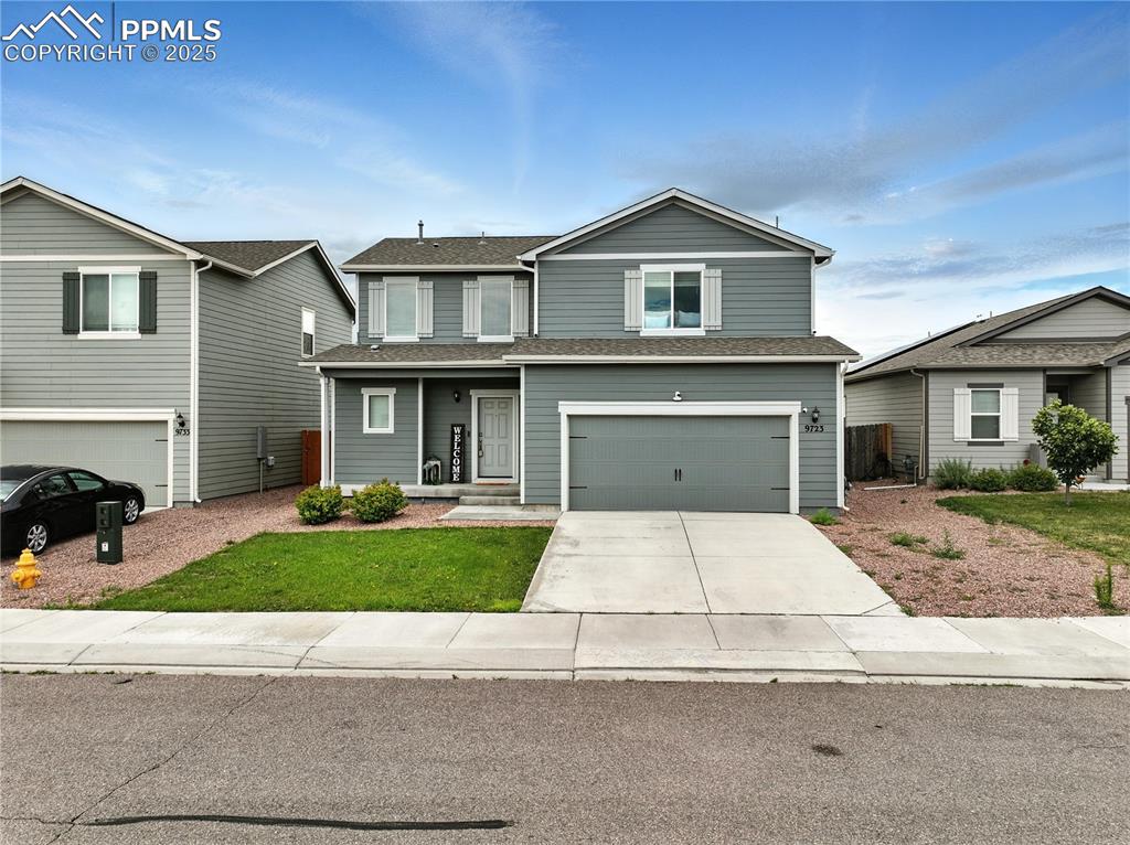 Caption: Delightful 3BR, 2.5BA, 2-story home in the SE community of Carriage Meadows North at Lorson Ranch.