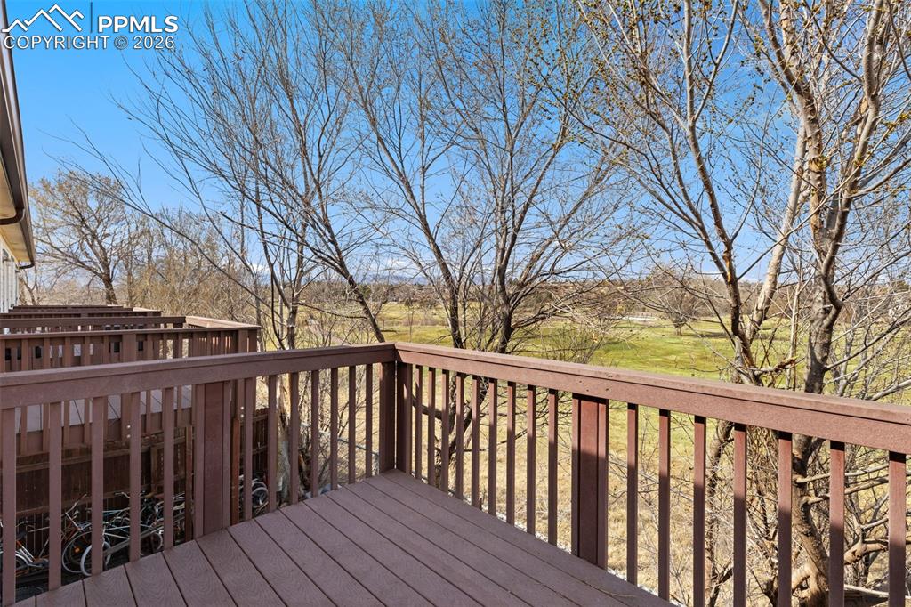 Image 24 of 26: Golf course view from composite deck.