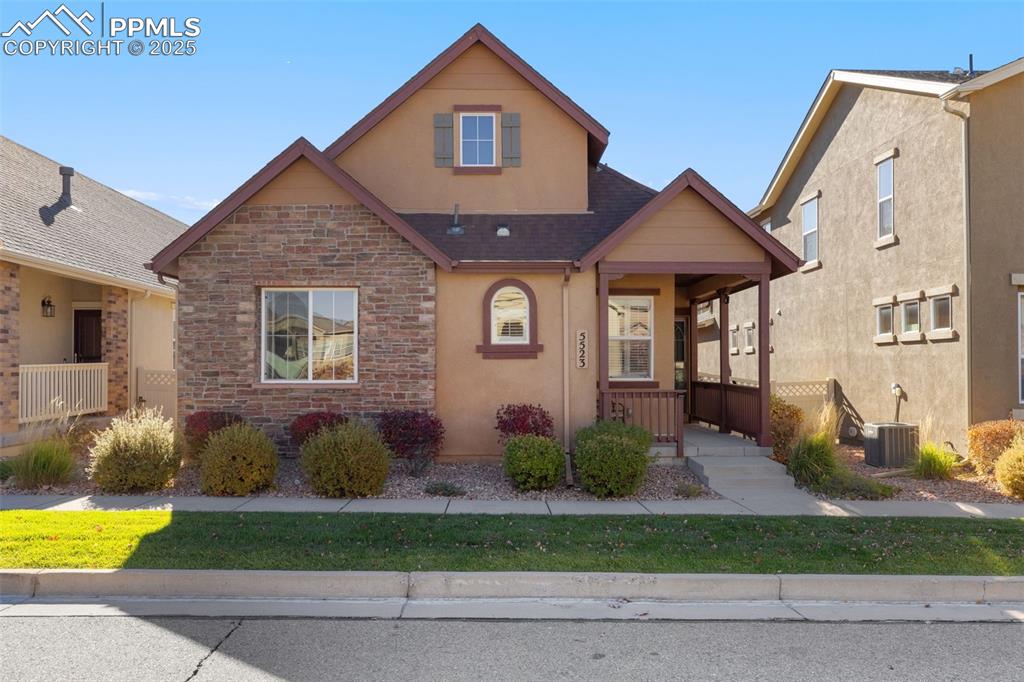 Caption: Front of Structure