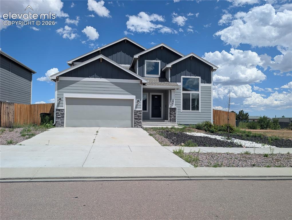 Caption: 2-story w/full unfin bsmt, privacy fence, open space to back and south!