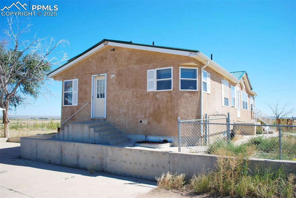 Caption: Front of Structure