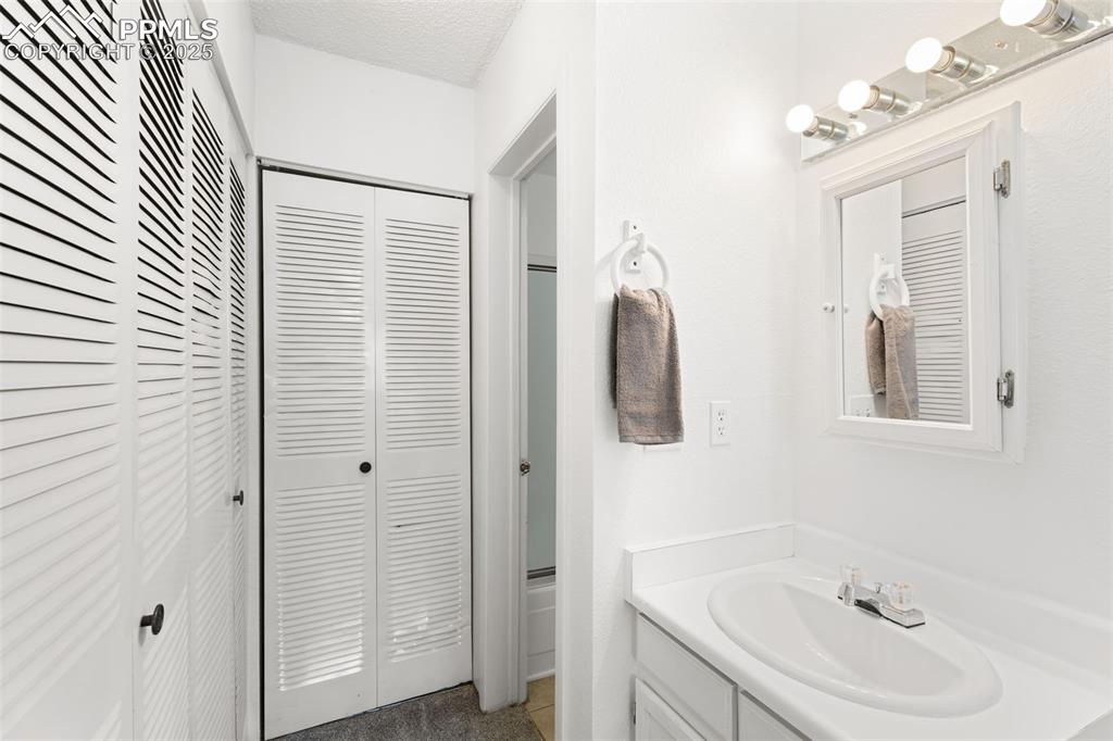 Image 16 of 20: Master Bedroom has sink and mirror