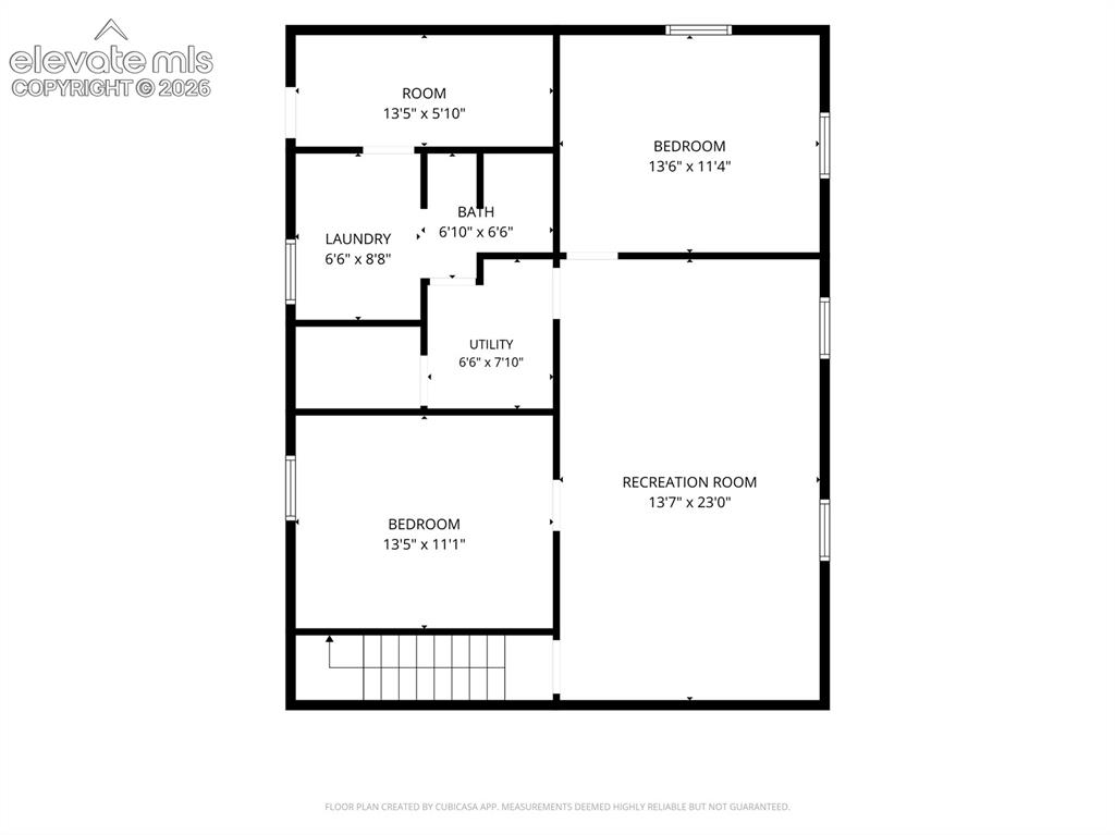 Image 47 of 49: Main level floor plan