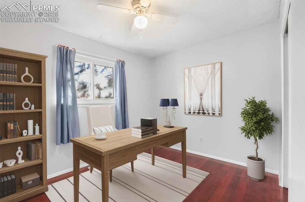 Image 5 of 19: Second Bedroom or Office., Virtually staged.