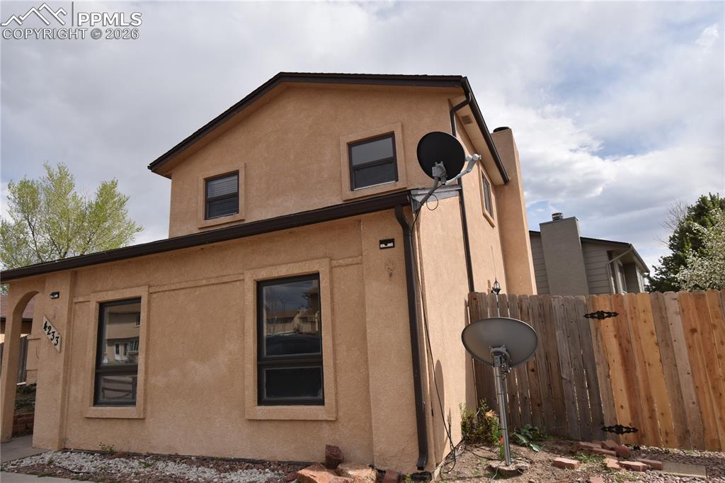 Caption: Side of Structure