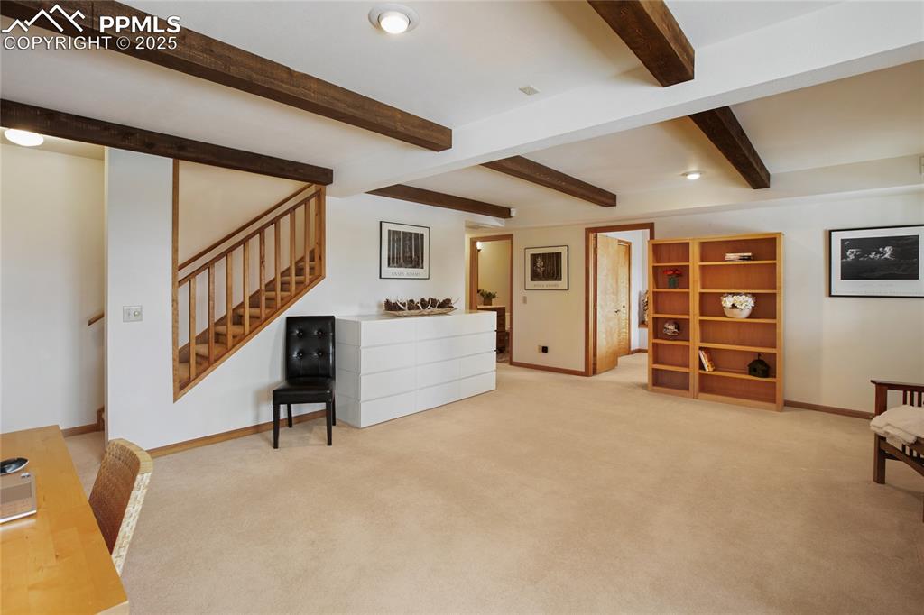 Image 27 of 40: Loads of room for a family room, home office, play room or bonus space