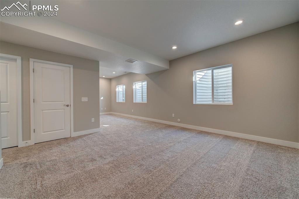 Image 44 of 47: View of carpeted spare room