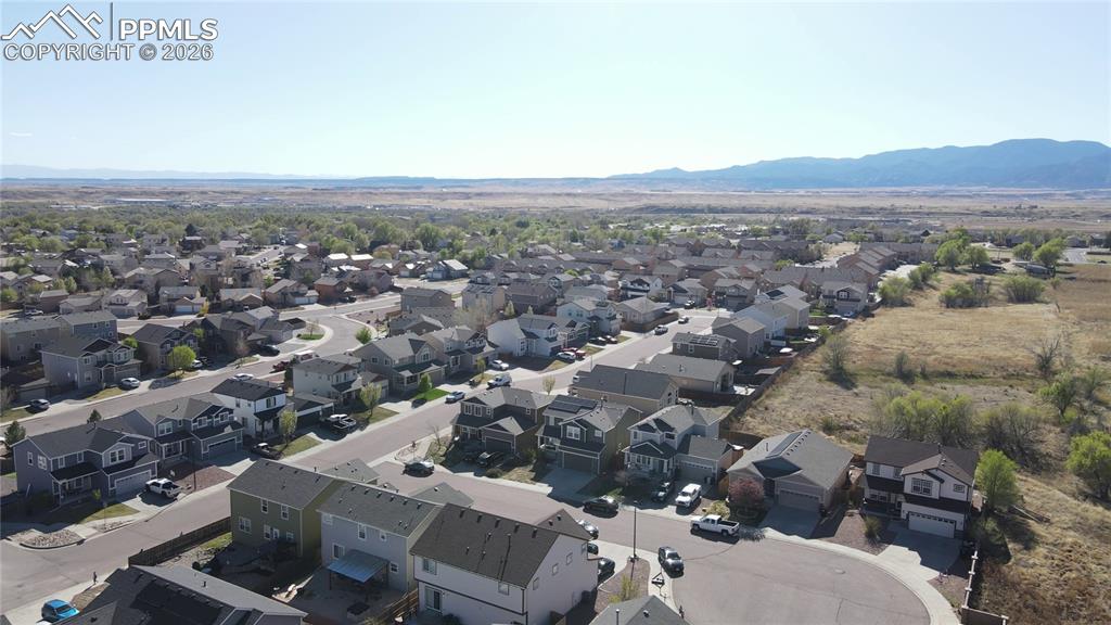 Image 30 of 32: Aerial view of residential area