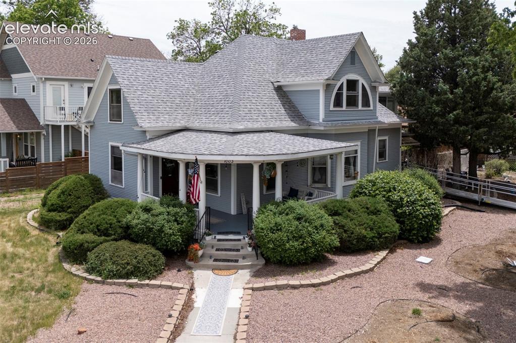 Caption: Front of Structure