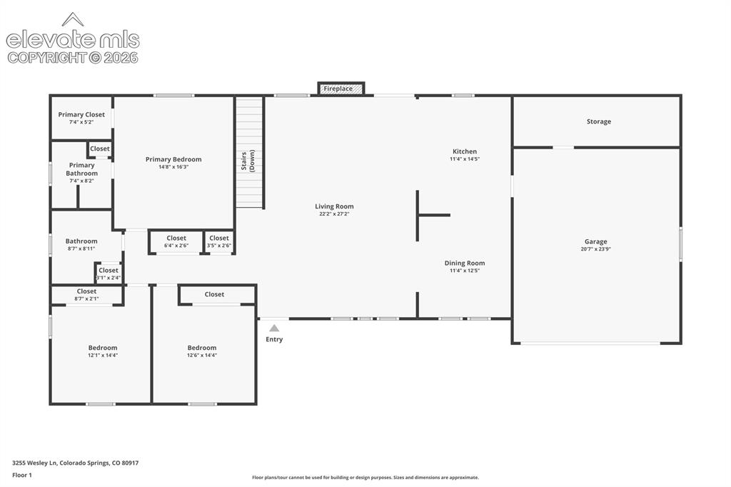 Image 35 of 36: Floor plan main level