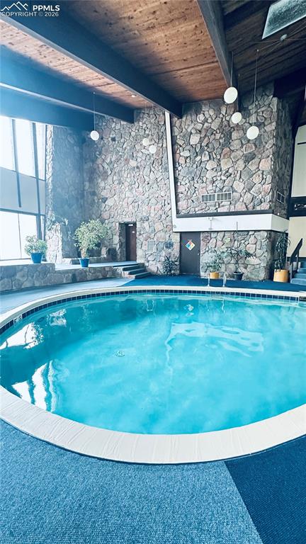 Image 18 of 22: Heated indoor pool