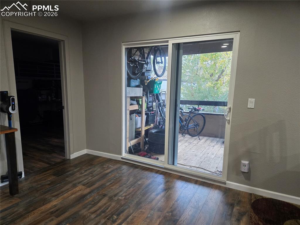 Image 5 of 22: Sliding door to the deck