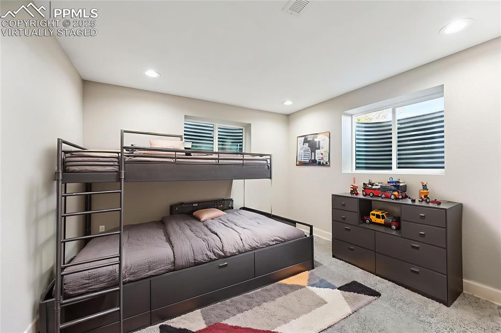 Image 46 of 49: Virtually Staged Bed #5 Basement