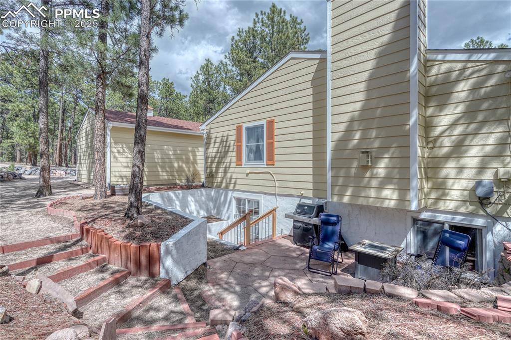 Image 38 of 50: Exterior entrance to the basement