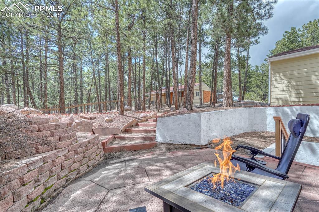 Image 39 of 50: Private basement patio area