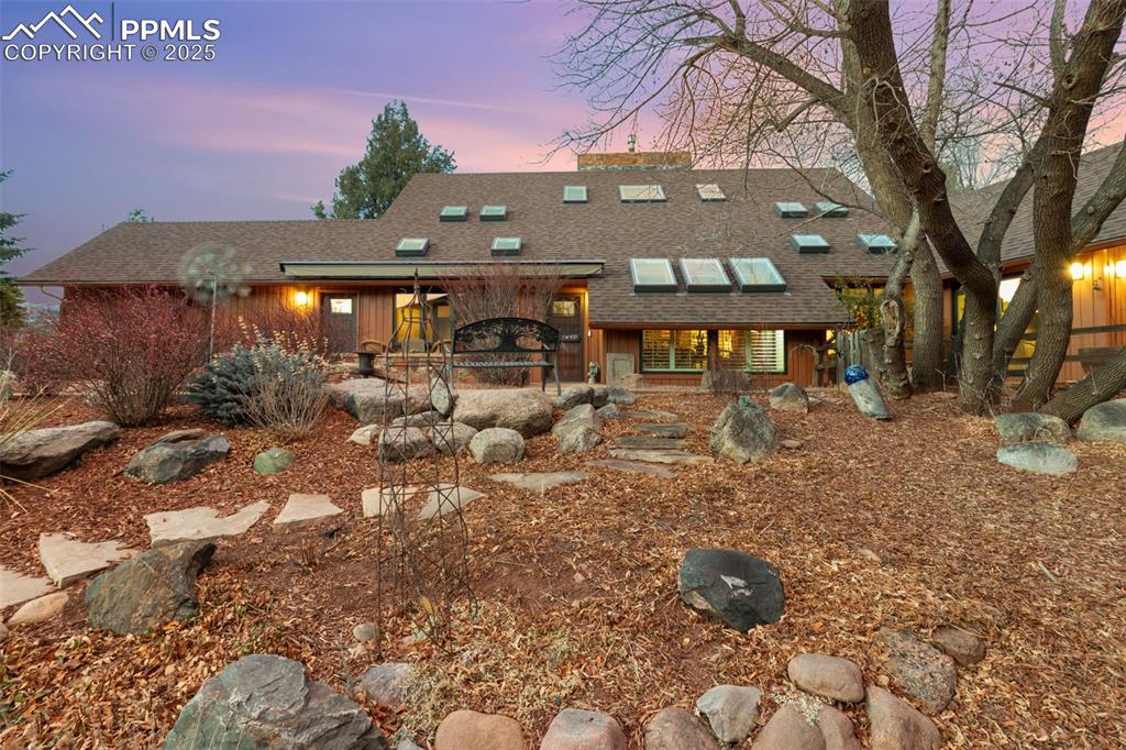 Caption: Front of Structure