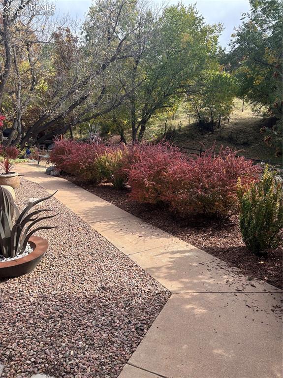 Image 38 of 46: Gorgeous autumn landscaping colors!