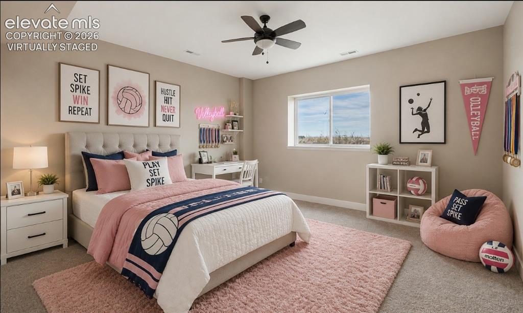 Image 39 of 40: Virtually staged Basement Master Suite 3