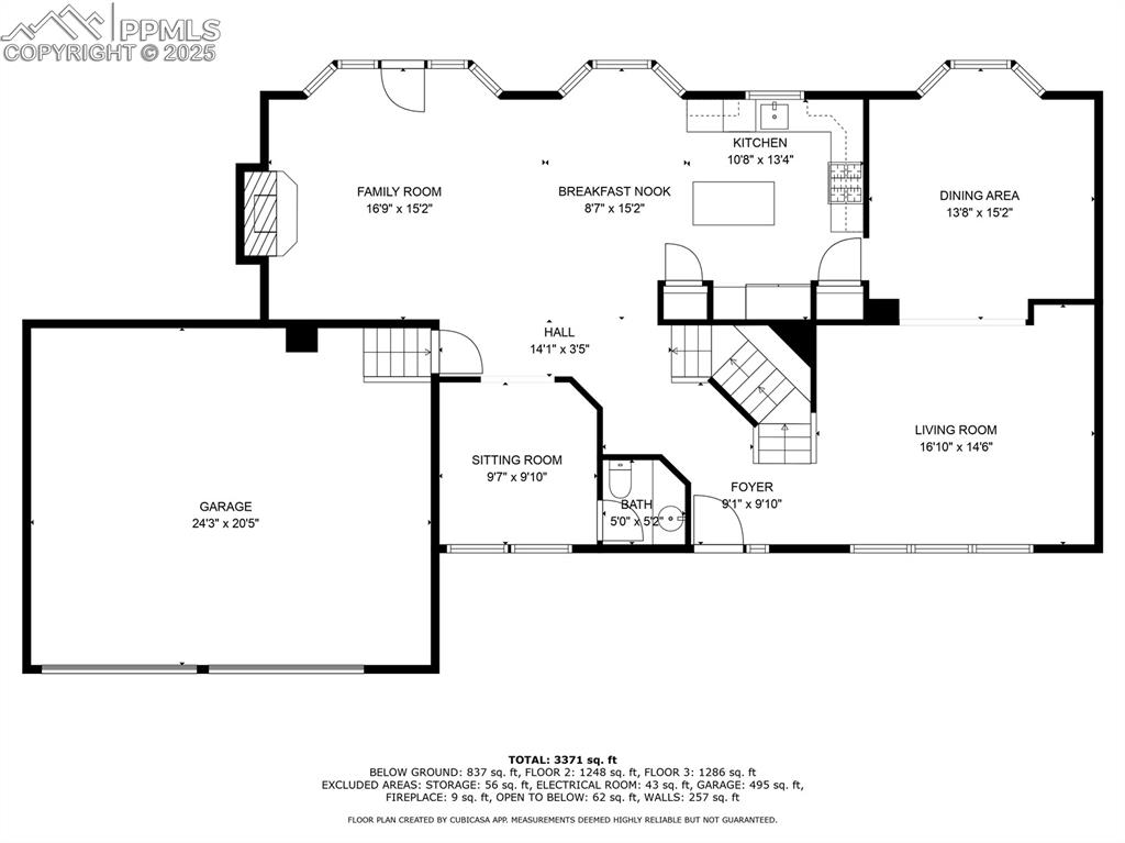 Image 31 of 31: View of floor plan / room layout
