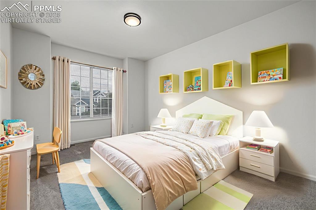 Image 20 of 35: Upstairs Secondary Bedroom VIRTUALLY STAGED