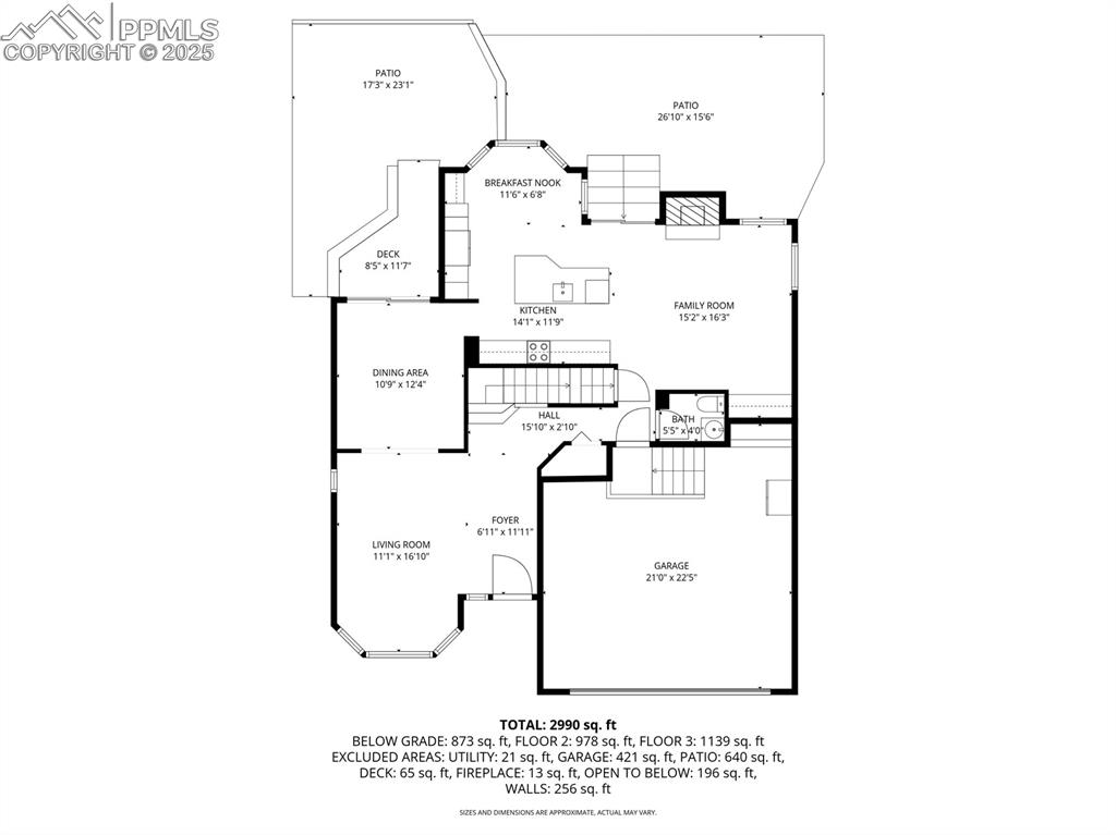 Image 46 of 48: Main Level Floor Plan