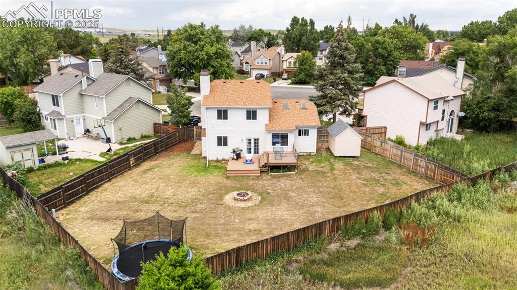 Image 33 of 33: Aerial perspective of suburban area