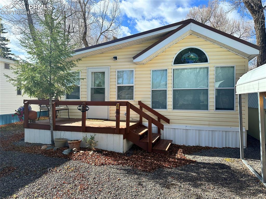 Caption: Front of Structure