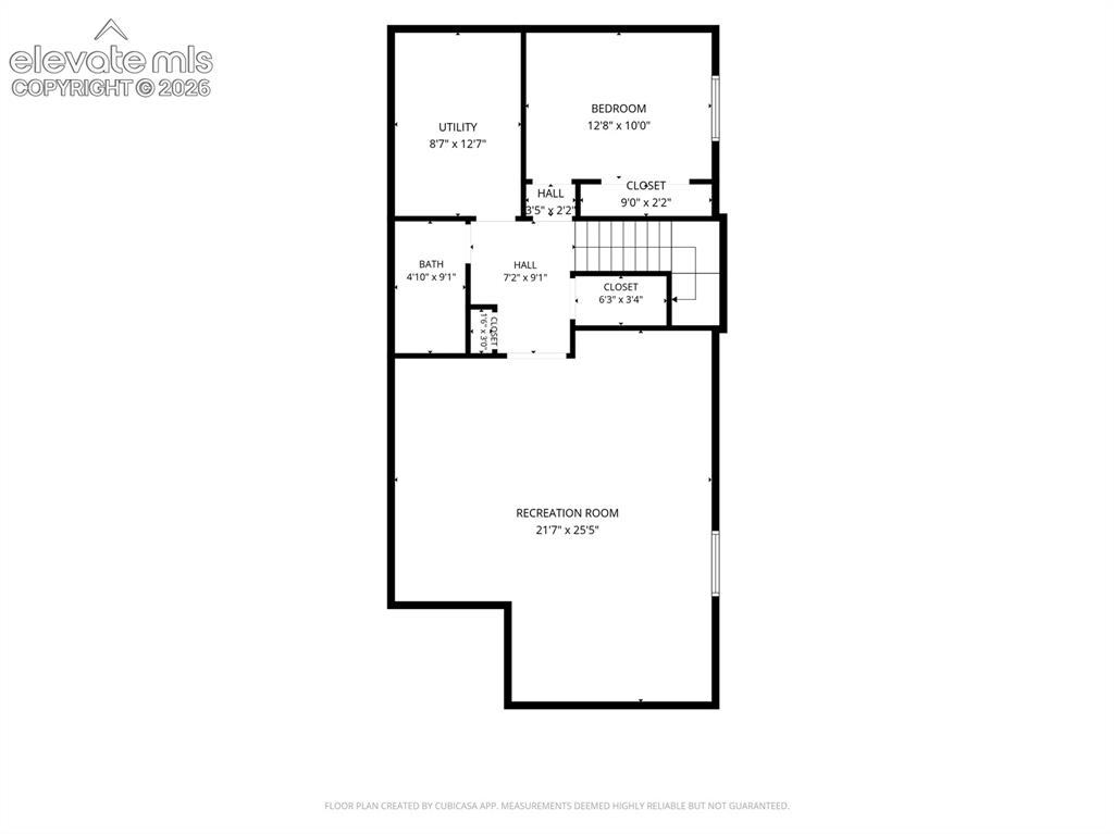 Image 37 of 37: basement floorplan