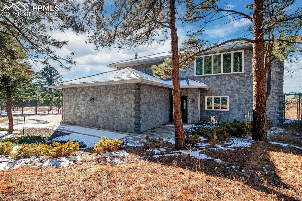 Caption: Front of Structure