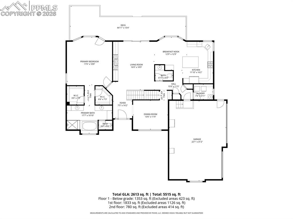 Image 46 of 48: Main Level Floor Plan!