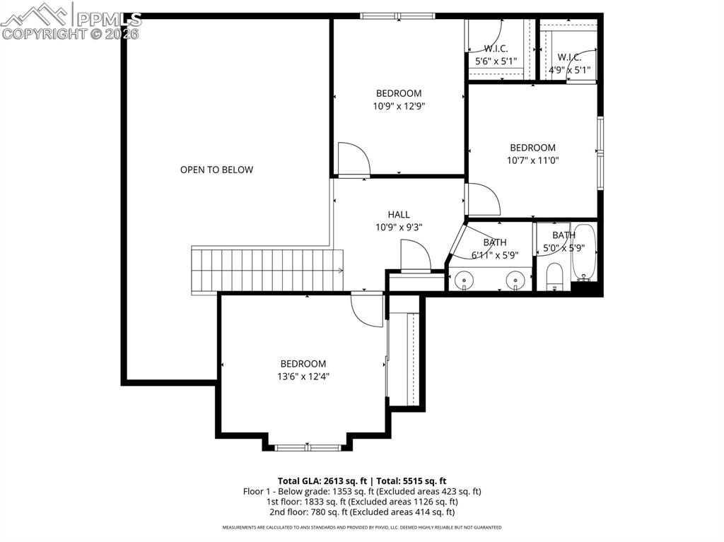 Image 47 of 48: Upper Level Floor Plan!